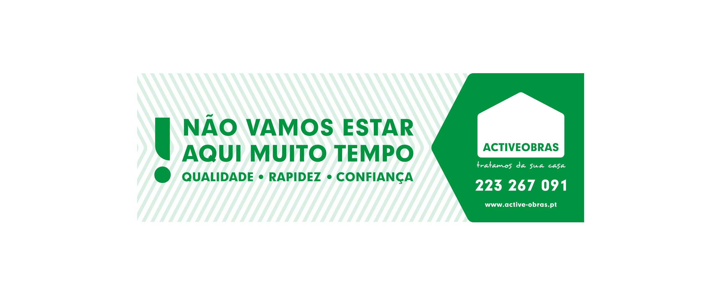 ///raulpinadesign . Active Obras lona de obra