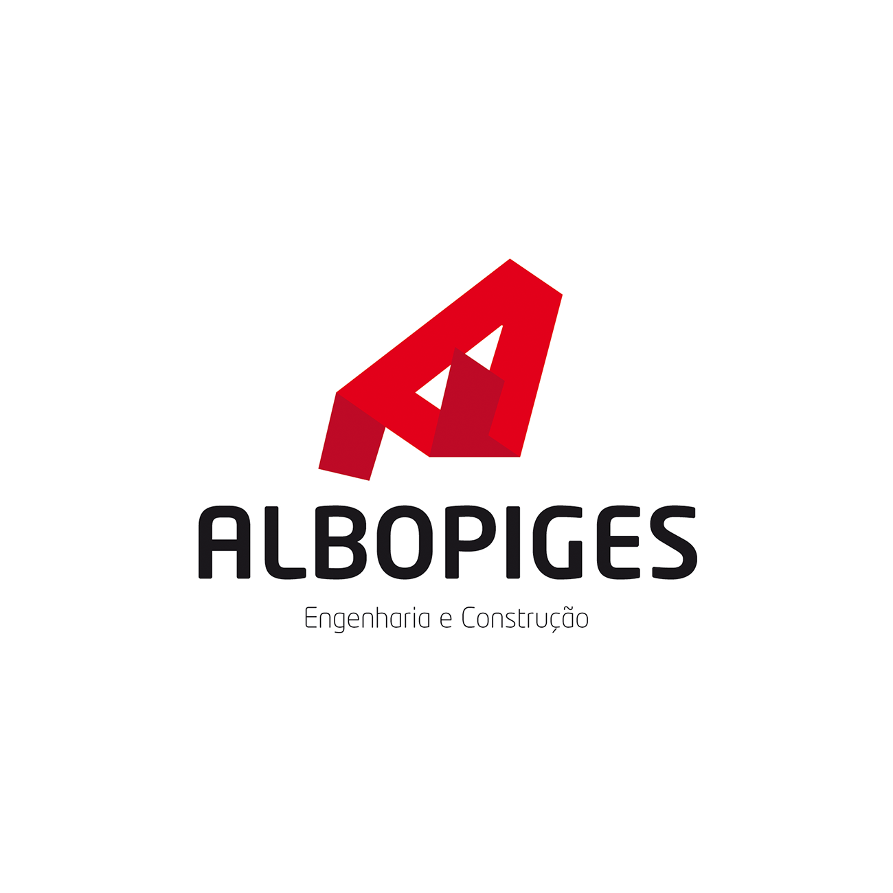 ///raulpinadesign . Serviços de Design, Logótipo Logotipo albopiges engenharia e construção