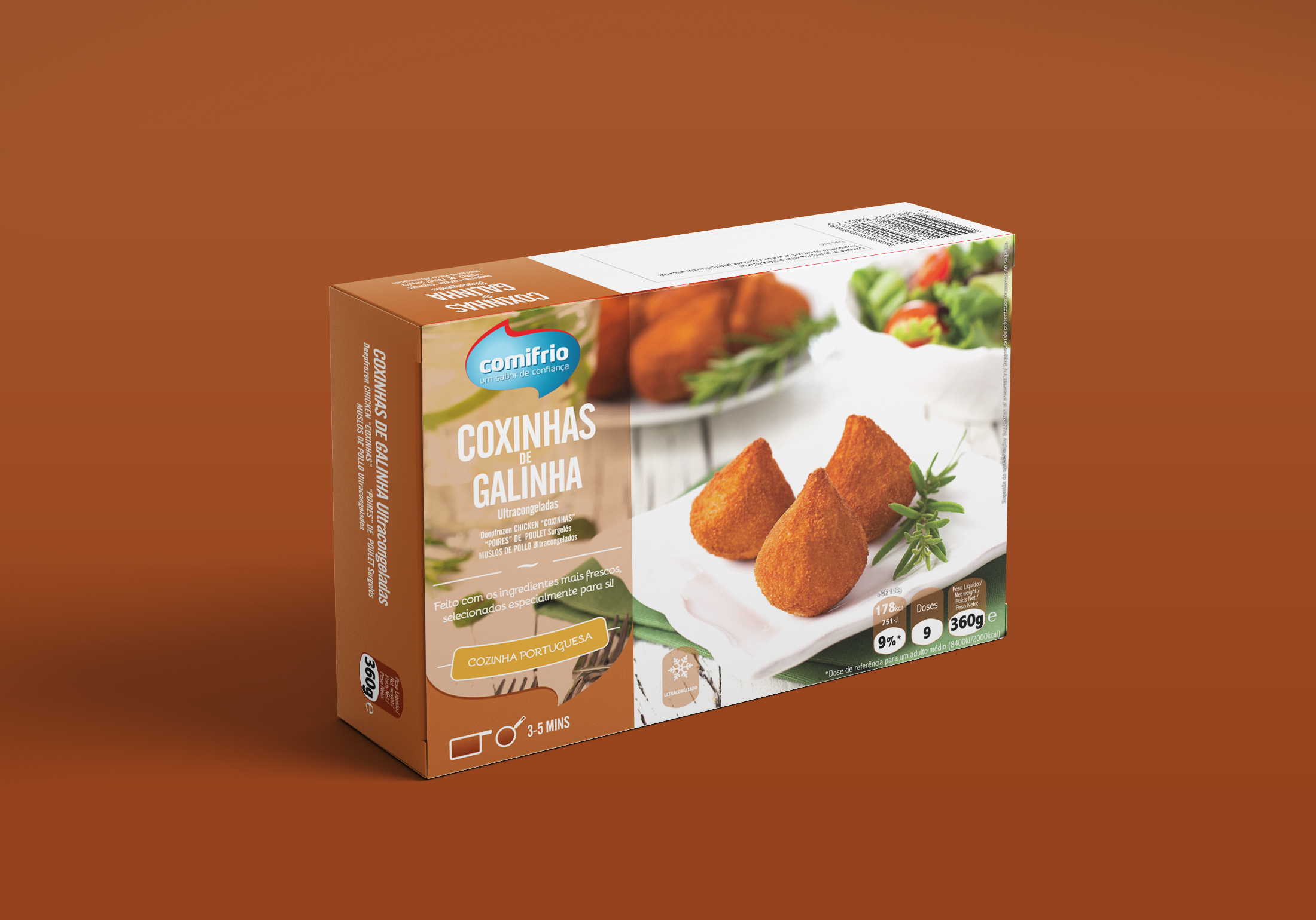 Embalagem produtos alimentares congelados Embalagem produtos alimentares congelados