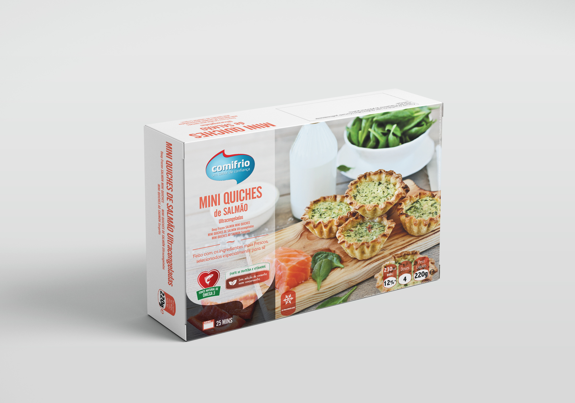 Embalagem produtos alimentares congelados Embalagem produtos alimentares congelados
