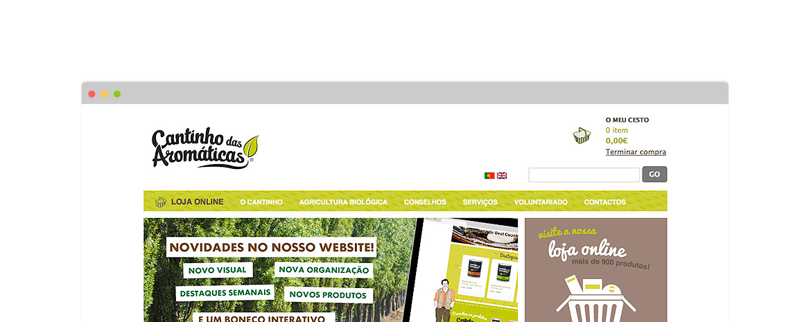 Detalhe loja online Agricultura biológica – cantinho das aromaticas Detalhe loja online Agricultura biológica - cantinho das aromaticas