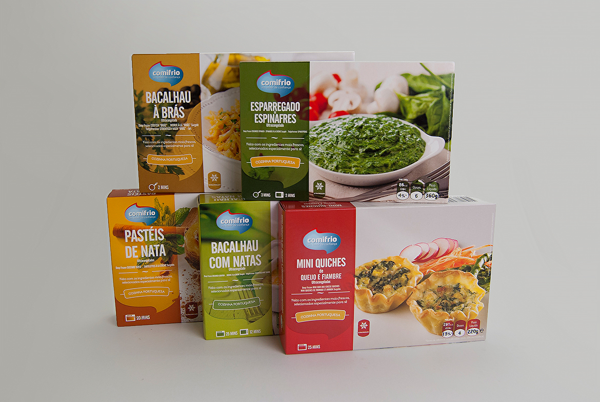 Gama de produtos ultracongelados design comifrio Gama de produtos ultracongelados design comifrio