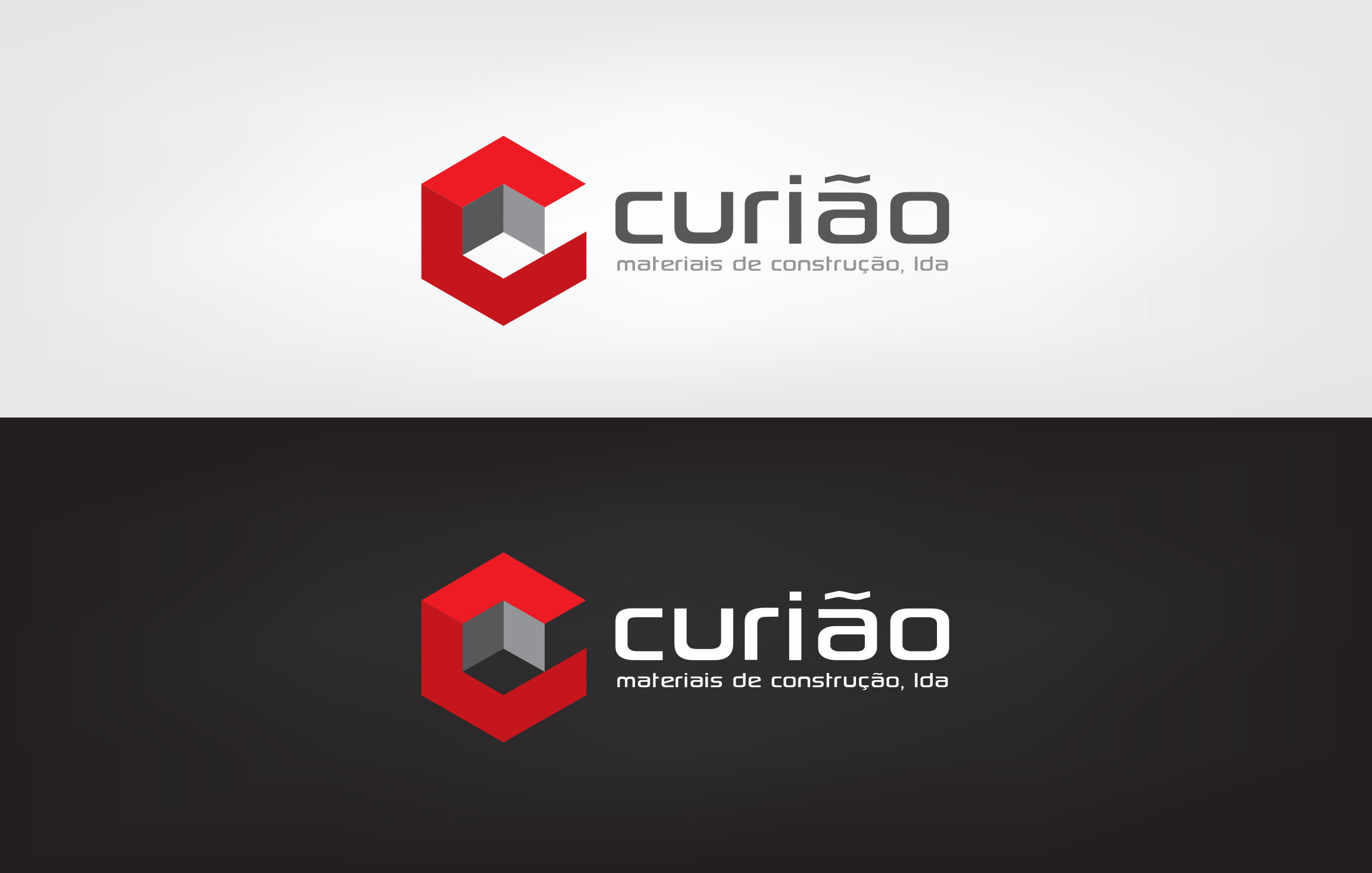 Logotipo materiais de construção . curiao