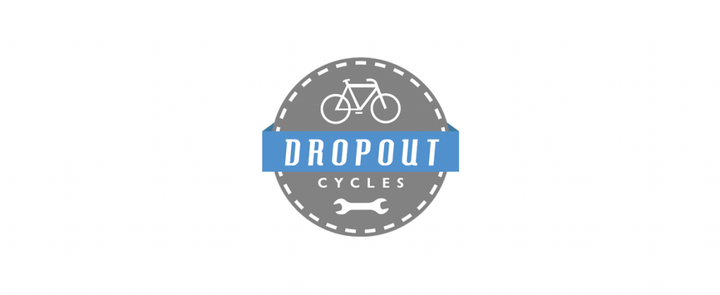 ///raulpinadesign . Dropout Cycles Logotipo Loja bicicletas dropout